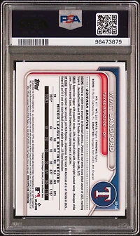 2024 Bowman Mega Box Chrome Prospects 64 Wyatt Langford PSA 10