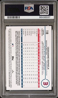 2024 Topps Chrome 118 Ceddanne Rafaela PSA 10