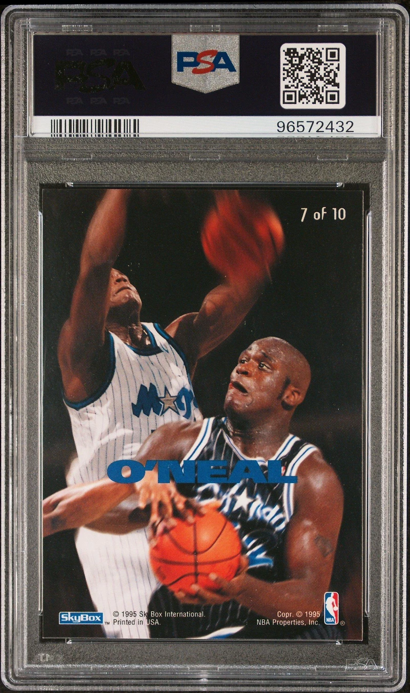 1994 E-motion N-tense 7 Shaquille O'neal PSA 9