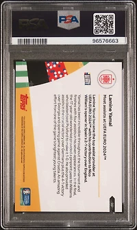 2024 Topps Now Uefa Euro 67 Lamine Yamal PSA 10