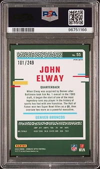 2023 Panini Donruss Optic 55 John Elway Orange PSA 10