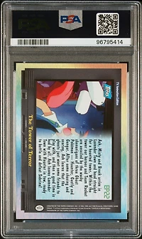 2000 Topps Pokemon Tv Animation Series 2 Episode Cards Ep22 The Tower Of Terror Foil PSA 9