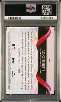 2024 Topps Chrome Helix Hx8 Mookie Betts PSA 10