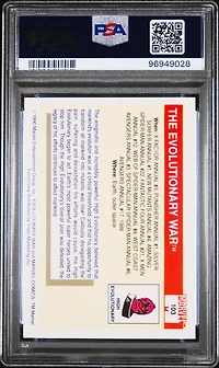 1990 Marvel Universe 103 Evolutionary War PSA 10