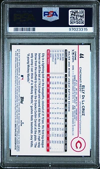 2024 Topps Chrome 44 Elly De La Cruz Variation PSA 10