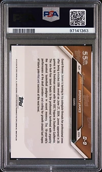 2024 Topps Now Draft D9 Bronny James PSA 10