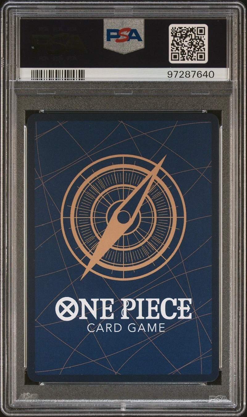 2024 One Piece Japanese Op09-emperors In The New World 093 Marshall D. Teach Manga Alternate Art PSA 10