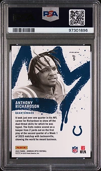 2023 Panini Donruss Optic Rookie Kings 5 Anthony Richardson PSA 9