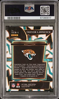 2021 Panini Select Turbocharged Tur1 Trevor Lawrence PSA 10