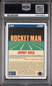 1990 Score 556 Jerry Rice PSA 9
