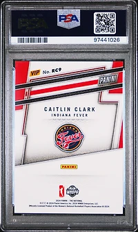 2024 Panini National Sports Collectors Convention Vip Gold Rookies Rc9 Caitlin Clark PSA 10