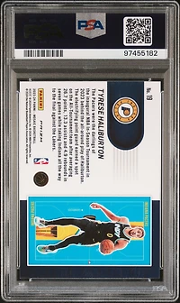 2023 Panini Mosaic Nba In-season Tournament 19 Tyrese Haliburton PSA 10