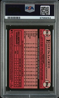 2024 Topps Silver Pack 1989 Chrome Promo 50 Elly De La Cruz Series 2 PSA 10