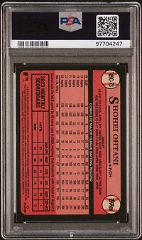 2024 Topps Silver Pack 1989 Chrome Promo T89c73 Shohei Ohtani PSA 8
