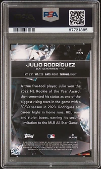 2024 Topps Finest Diamond Finest Df9 Julio Rodriguez PSA 10