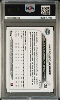 2022 Topps Pro Debut Pd59 Jasson Dominguez Autograph PSA 9