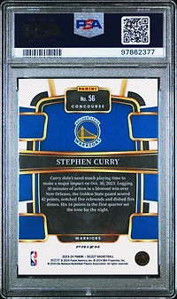2023 Panini Select 56 Stephen Curry Tectonic PSA 10