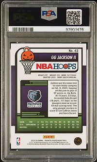 2023 Panini Haunted Hoops 43 Gg Jackson Ii Holo Webs PSA 10