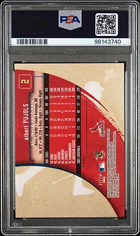 2002 Fleer E-x 2 Albert Pujols PSA 10