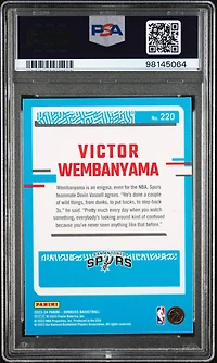 2023 Panini Donruss 220 Victor Wembanyama PSA 10