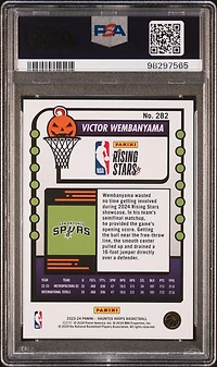 2023 Panini Nba Haunted Hoops Victor Wembanyama Orange PSA 10