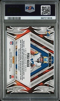 2023 Panini Phoenix Fire Forged Ff8 Puka Nacua Teal PSA 9