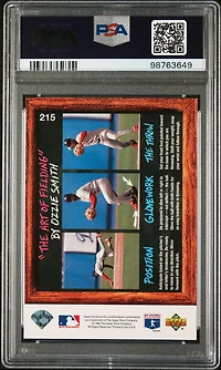 1993 Upper Deck Fun Packs 215 Ozzie Smith PSA 10