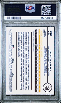 2024 Topps Chrome 207 Jackson Merrill Refractor PSA 10