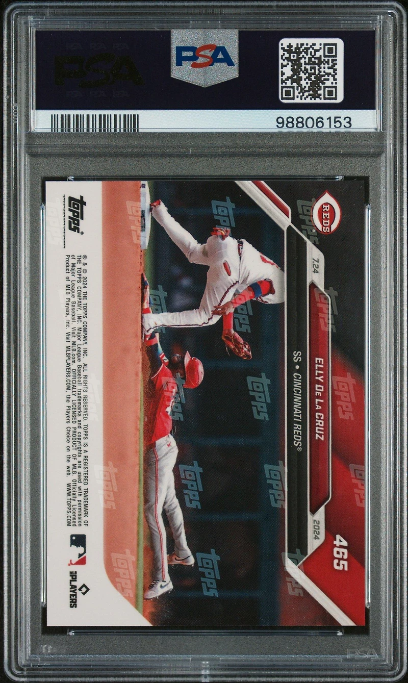 2024 Topps Now 465 Elly De La Cruz PSA 10
