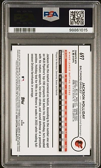 2024 Topps 697 Jackson Holliday All-star Game Exclusive PSA 10