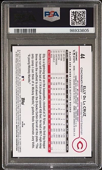 2024 Topps Chrome 44 Elly De La Cruz PSA 9