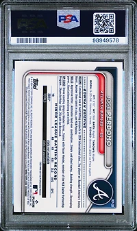 2024 Bowman Chrome Prospects Bcp220 Jose Perdomo Shimmer Refractor PSA 10