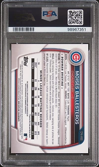 2023 Bowman Chrome Prospect Autographs Cpambs Moises Ballesteros PSA 10