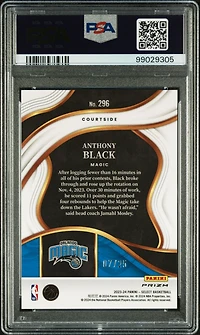 2023 Panini Select 296 Anthony Black Tie-dye Prizm PSA 10