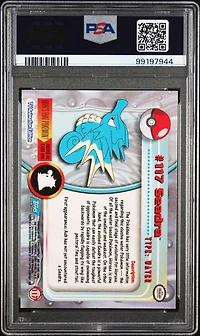 2000 Topps Pokemon Tv Animation Series 2 117 Seadra Foil PSA 8