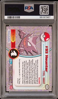 2000 Topps Pokemon Tv Animation Series 2 93 Haunter Foil PSA 8