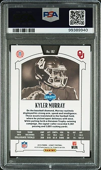2019 Panini Legacy 182 Kyler Murray PSA 10