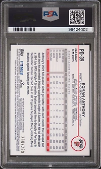 2024 Topps Pro Debut Pd39 Roman Anthony Autograph-purple Foil PSA 9