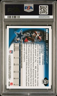 2010 Topps Chrome C60 Dez Bryant Xfractor PSA 10