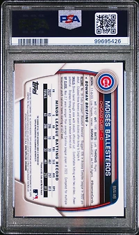 2023 Bowman Mega Box Chrome Prospect Autographs Mb Moises Ballesteros PSA 10