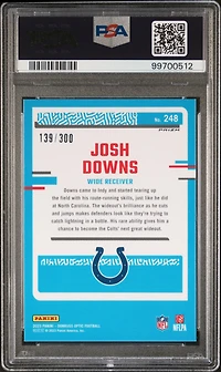 2023 Panini Donruss Optic 248 Josh Downs Wave PSA 10