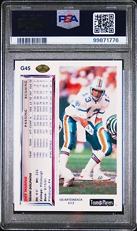 1992 Upper Deck Gold G45 Dan Marino PSA 9