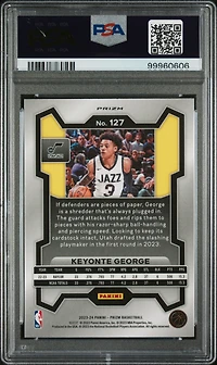 2023 Panini Prizm 127 Keyonte George Pulsar PSA 9