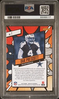 2023 Panini Absolute Explosive 1 Dak Prescott PSA 9