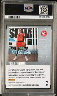 2020 Panini Hoops Slam 6 Trae Young Purple Explosion PSA 9