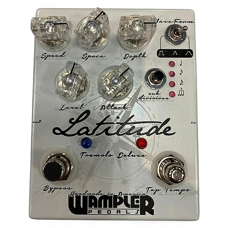 Used Wampler Latitude Deluxe Tremolo Effect Pedal