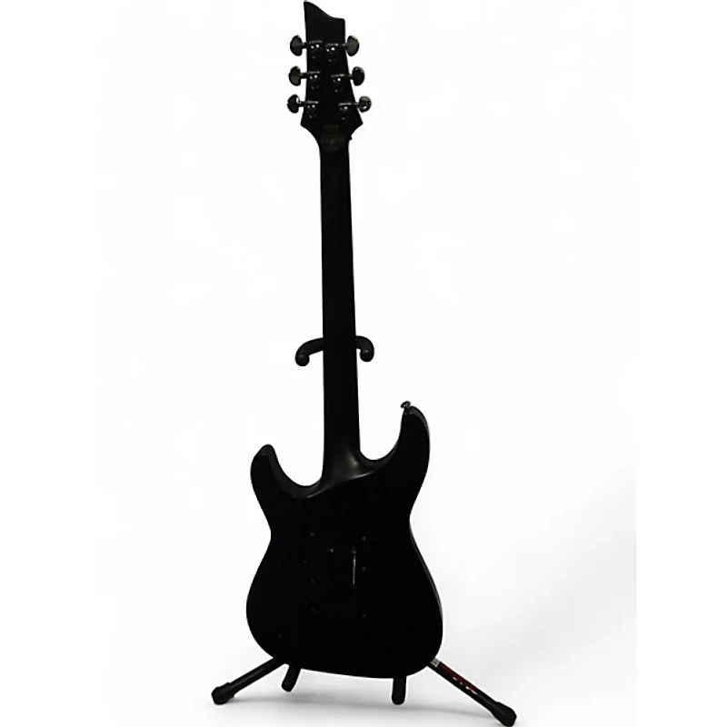 Used Schecter Guitar Research C1 Floyd Rose Special Black Solid Body Electric Guitar