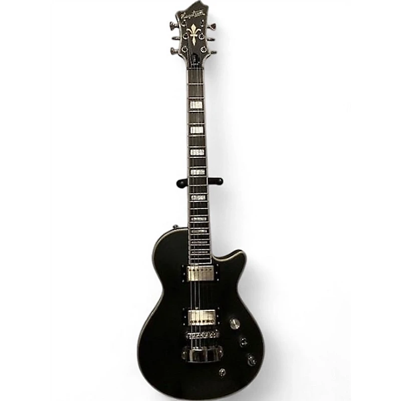 Used Hagstrom Ultra Max Satin Black Solid Body Electric Guitar