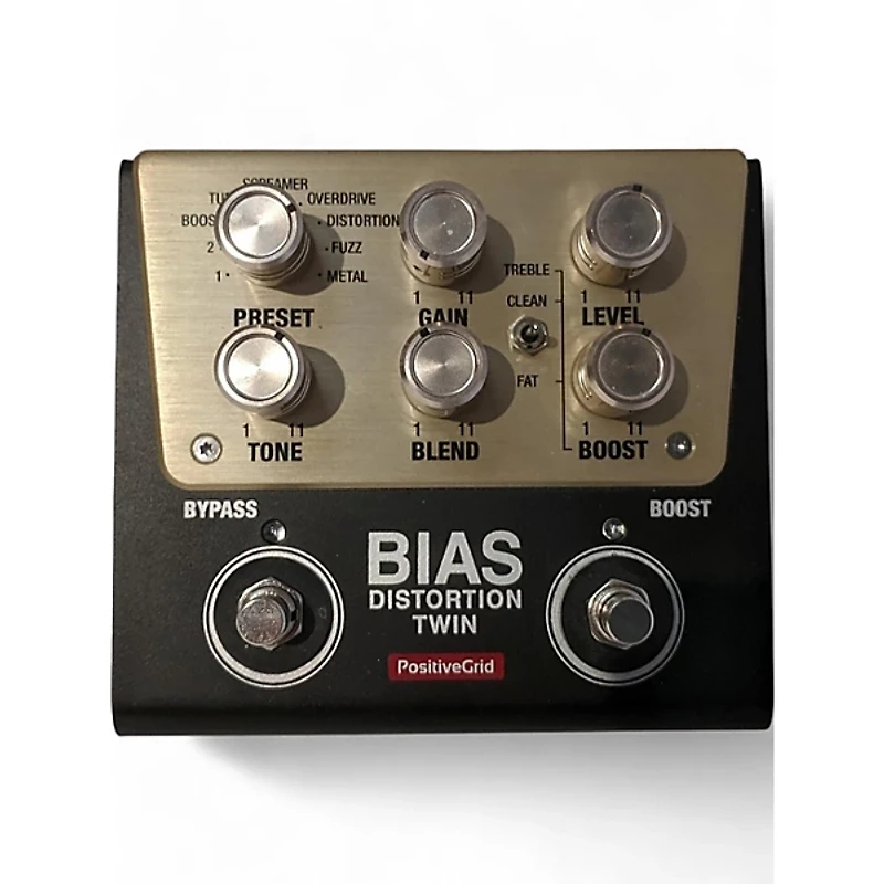 Used Positive Grid Bias Distortion Twin Effect Pedal