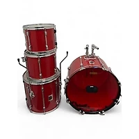 Used Ludwig 4 Piece Rocker Red Drum Kit